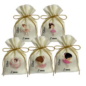 Saquinho personalizado tema Bailarina